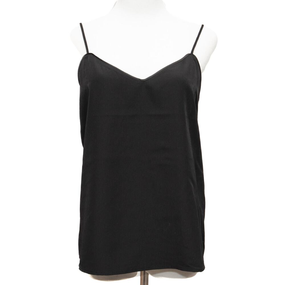 New Scotch & Soda Black Summer Spaghetti Strap Tank Top Cami Size Small - Picture 1 of 10